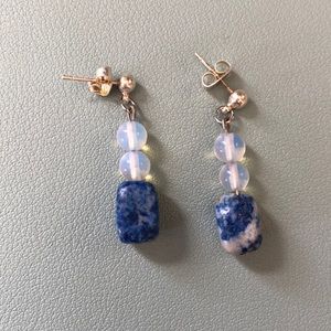 Handmade stone earrings